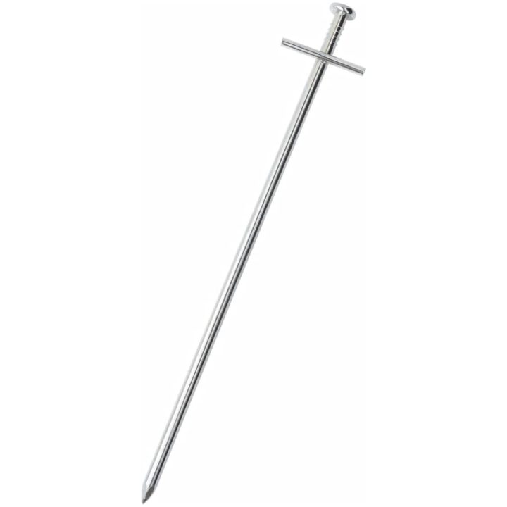 Tältpinnar 24 st 6 mm galvaniserat stål vidaXL 23 CM – bild 2