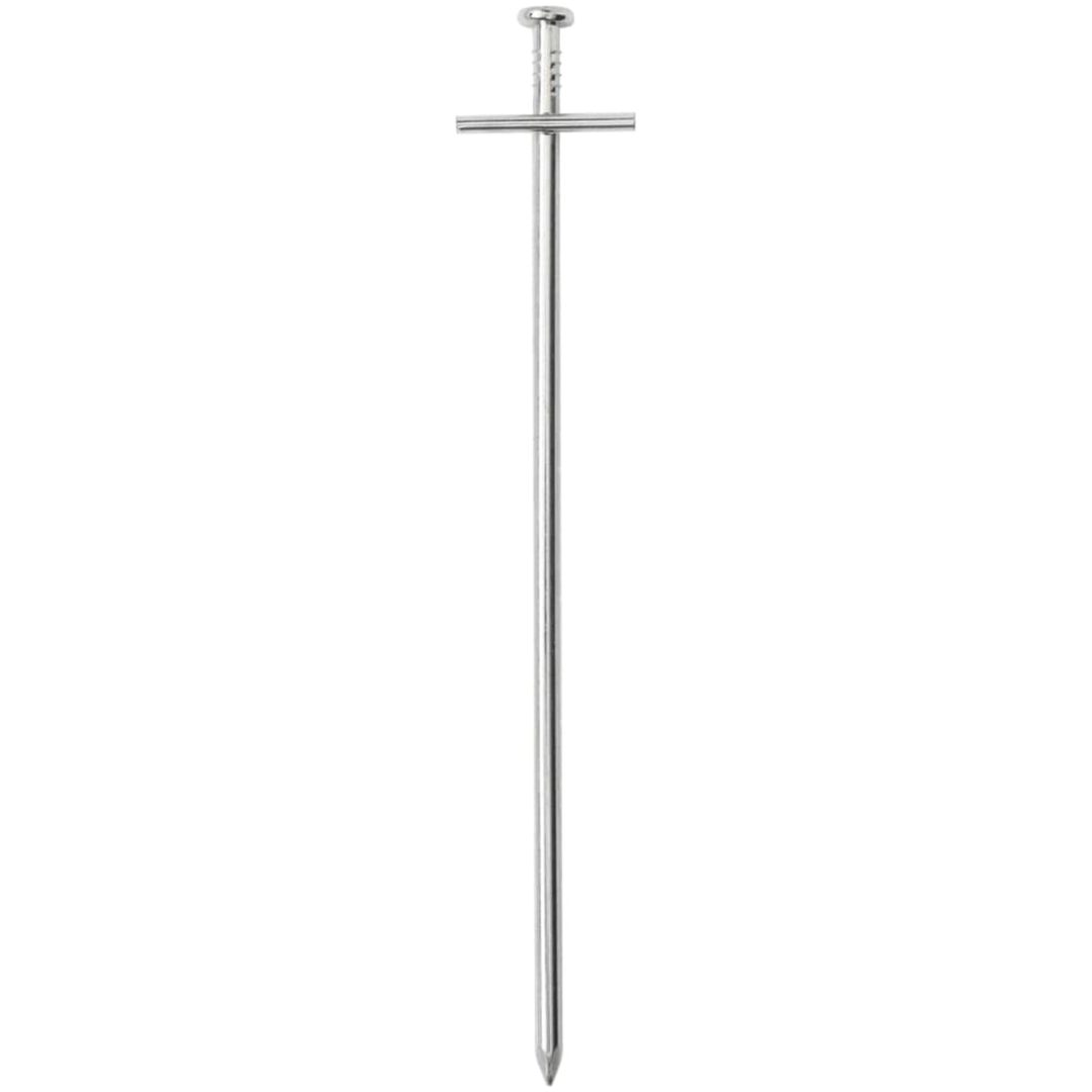 Tältpinnar 24 st 6 mm galvaniserat stål vidaXL 23 CM – bild 3