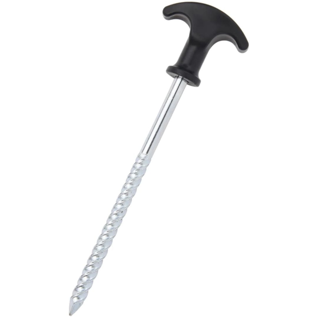 Tältpinnar 24 st 7 mm galvaniserat stål vidaXL 17 cm – bild 2