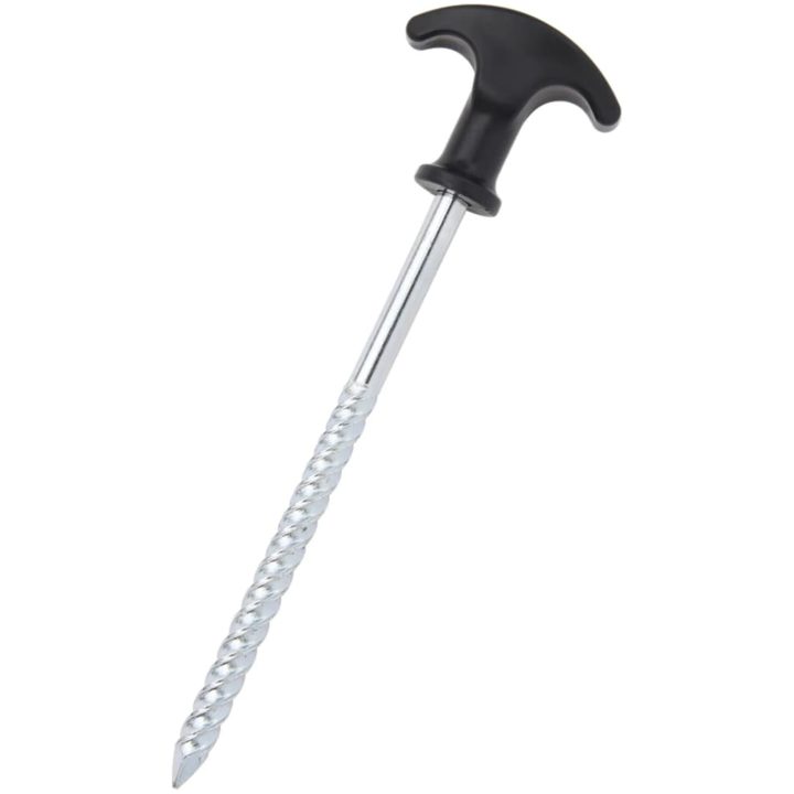 Tältpinnar 24 st 7 mm galvaniserat stål vidaXL 17 cm – bild 2