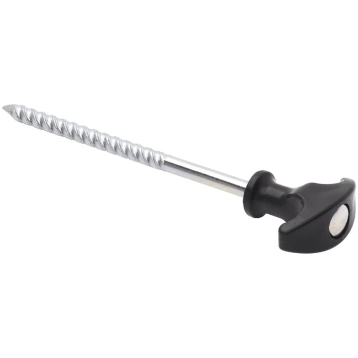 Tältpinnar 24 st 7 mm galvaniserat stål vidaXL 17 cm – bild 4