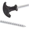 Tältpinnar 24 st 7 mm galvaniserat stål vidaXL 17 cm – miniatyr 5