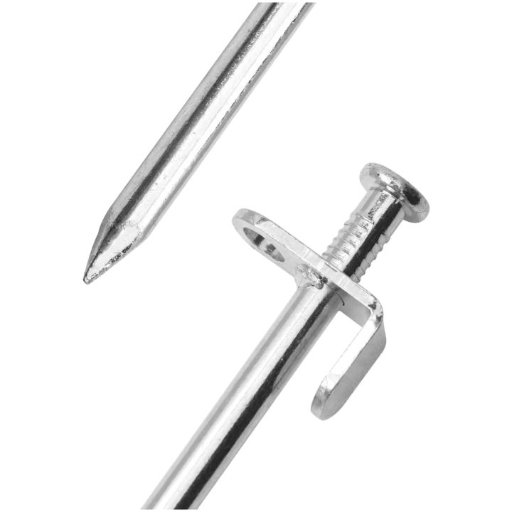 Tältpinnar 24 st 8 mm galvaniserat stål vidaXL 19.5 cm – bild 4