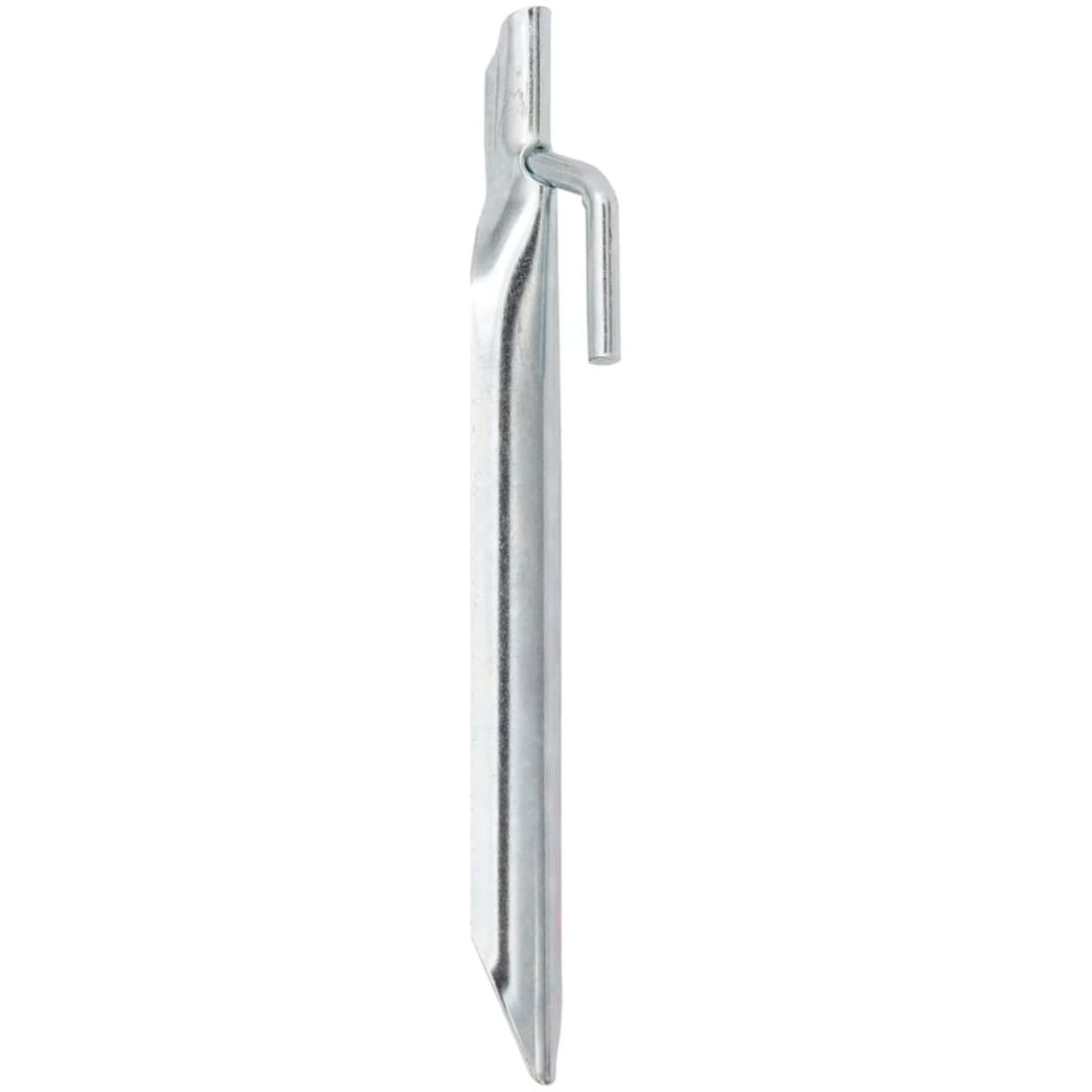 Tältpinnar 24 st V-formade 20 mm galvaniserat stål vidaXL 17 cm – bild 2