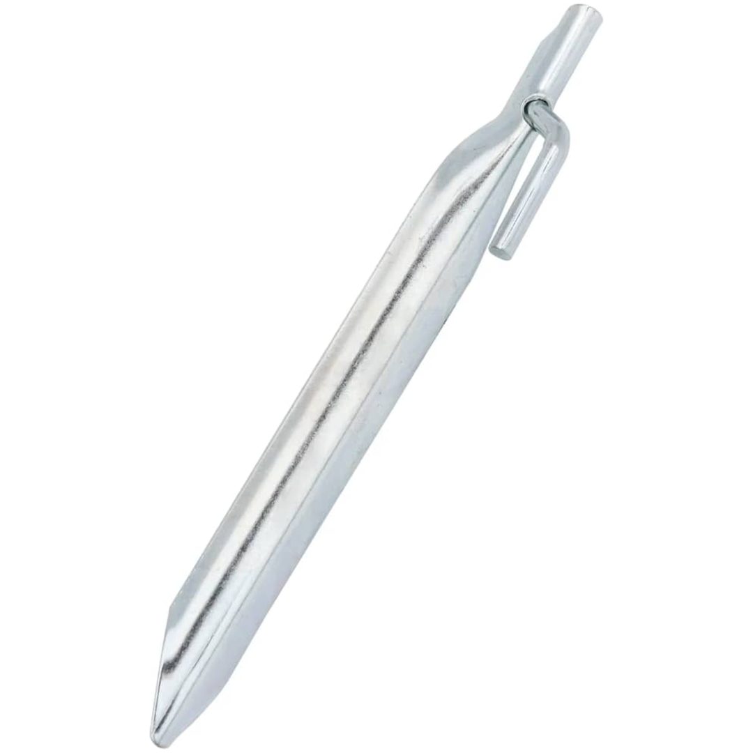 Tältpinnar 24 st V-formade 20 mm galvaniserat stål vidaXL 17 cm – bild 3