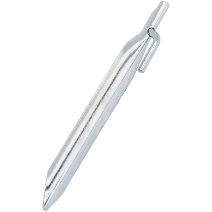 Tältpinnar 24 st V-formade 20 mm galvaniserat stål vidaXL 17 cm – bild 3