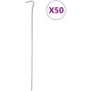 Tältpinnar 50 st 30 cm galvaniserat stål vidaXL 4 mm – miniatyr 1