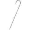 Tältpinnar 6 st 10 mm galvaniserat stål vidaXL 37 cm – miniatyr 2