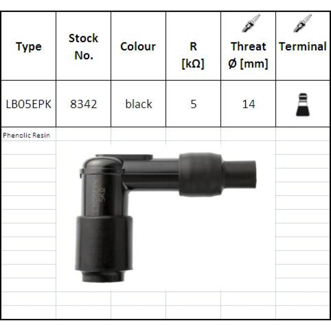 Tändhatt NGK SPARK CAP NGK LB05EPK