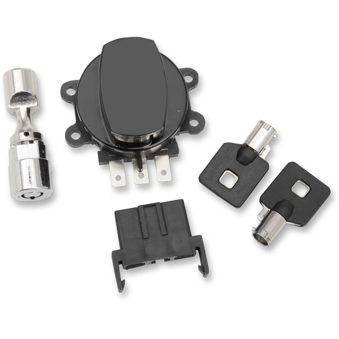 Tändningslås DRAG SPECIALTIES SWITCH BLK W/FRK LK 96-10