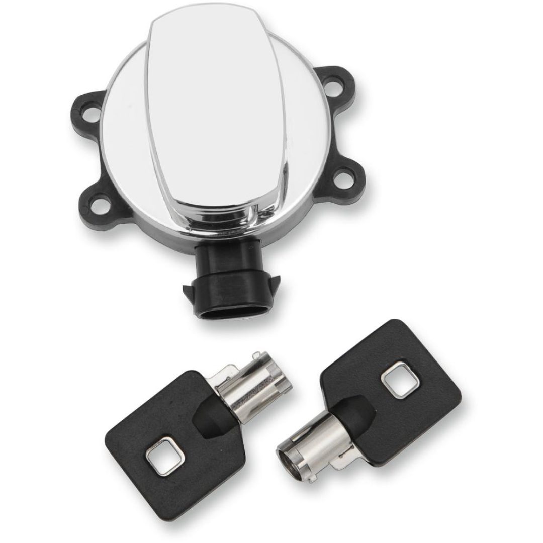 Tändningslås Side Hinge Krom/silver DRAG SPECIALTIES SWITCH IGN CHR 11-ST