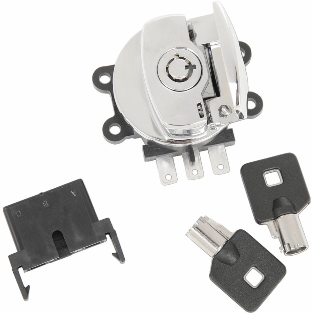 Tändningslås Side Hinge Krom/silver DRAG SPECIALTIES SWITCH IGN CHR SIDE HINGE