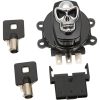 Tändningslås Skull Svart DRAG SPECIALTIES Strömbrytare – miniatyr 1