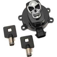 Tändningslås Skull Svart DRAG SPECIALTIES