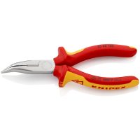 Tänger med flata, runda käftar och skär (radiotänger) (1000 V), 25 26 160 KNIPEX