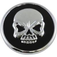 Tanklock Skull Svart Krom DRAG SPECIALTIES