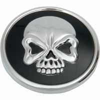 Tanklock Skull Svart Krom DRAG SPECIALTIES