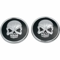 Tanklock Skull Svart Krom DRAG SPECIALTIES