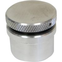 Tanklock Vented Med Svetsbar Bung Stål Silver LA CHOPPERS