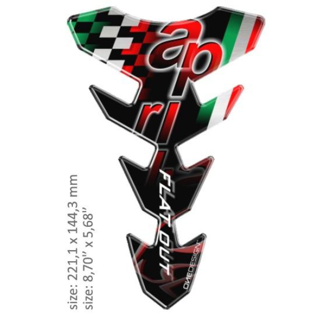 Tankpad APRILIA 221x144,3 mm ONEDESIGN Tankskydd