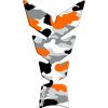 Tankpad Camo Orange Fluorescerande Orange/vit ONEDESIGN – miniatyr 4