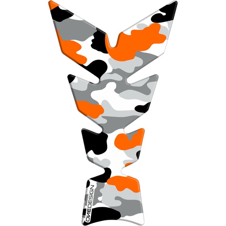 Tankpad Camo Orange Fluorescerande Orange/vit ONEDESIGN – bild 2