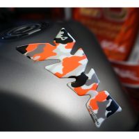 Tankpad Camo Orange Fluorescerande Orange/vit ONEDESIGN
