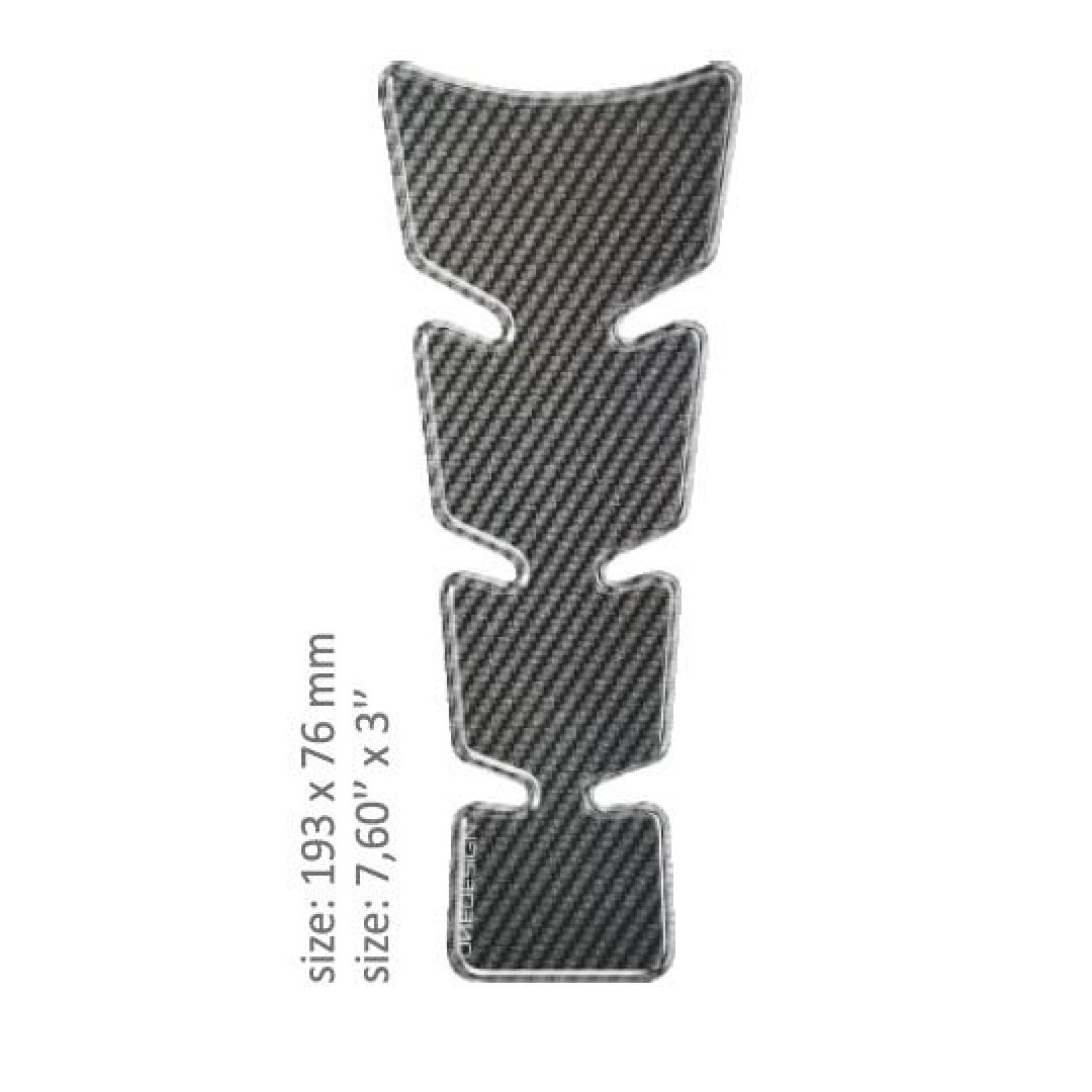 Tankpad Resin 193x76 mm ONEDESIGN Kolfiber