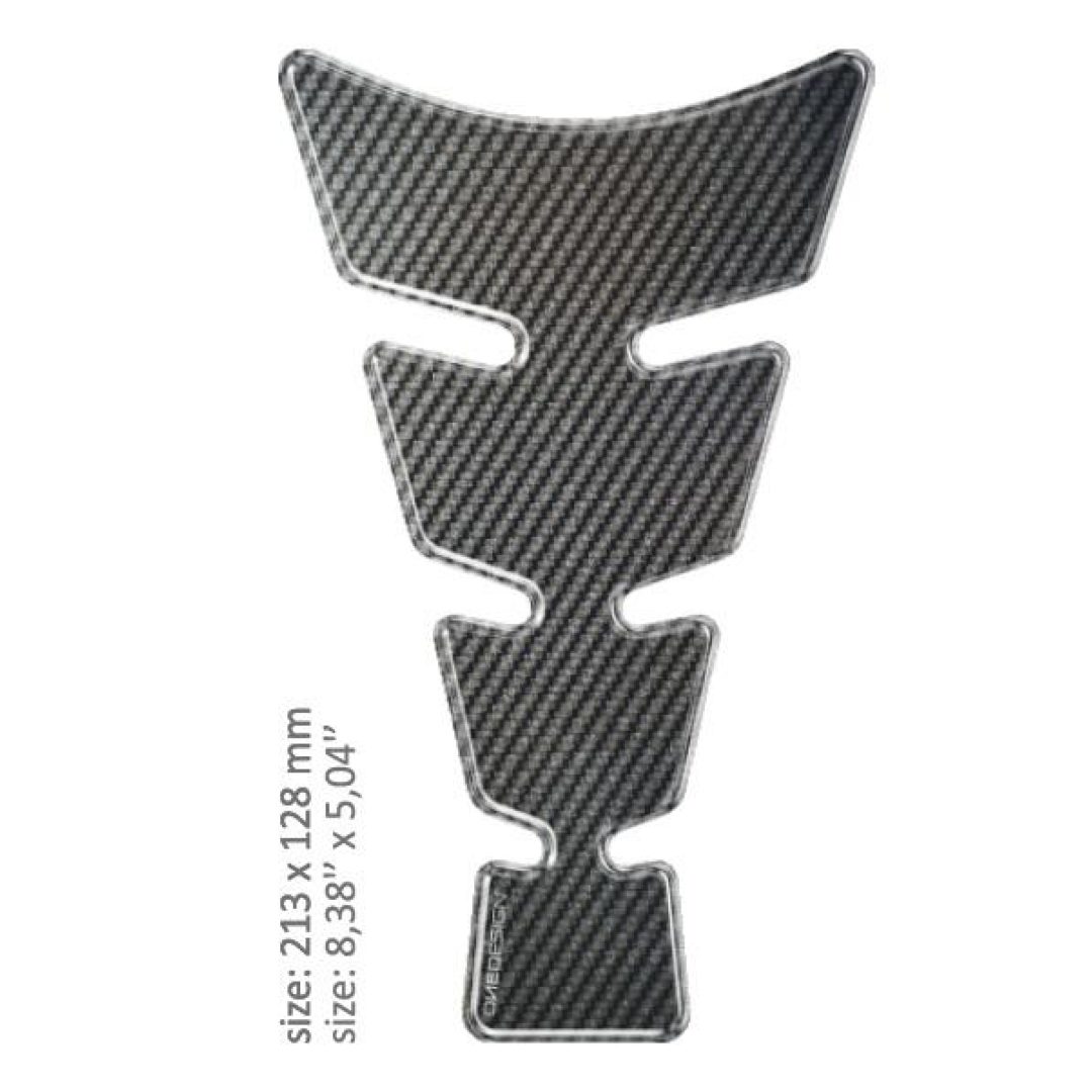 Tankpad Resin 213x128 mm ONEDESIGN Kolfiber