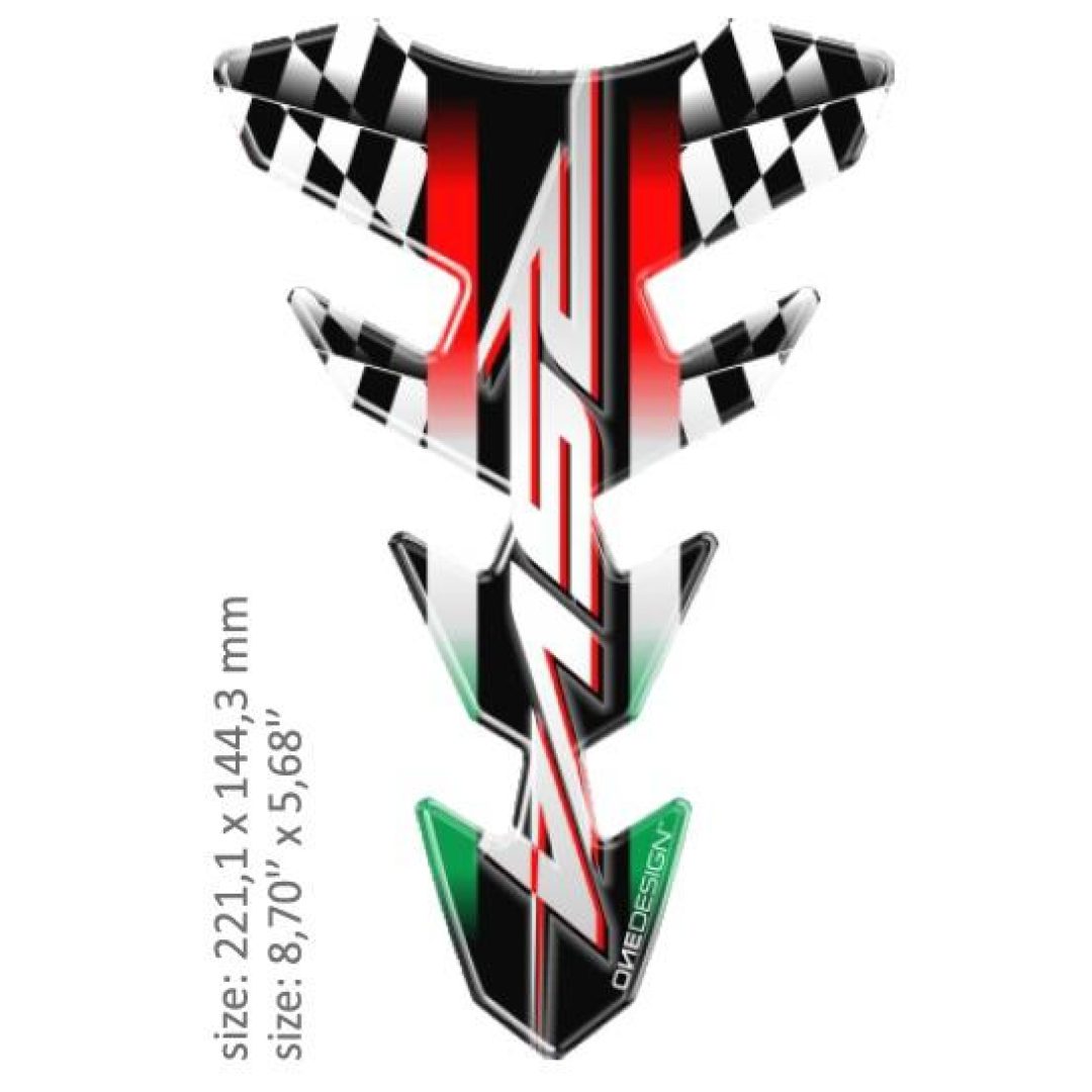 Tankpad RSV4 221x144,3 mm ONEDESIGN Tankskydd