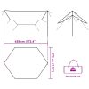 Tarp brun 438x376x212 cm vattentät vidaXL – miniatyr 12