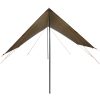 Tarp brun 438x376x212 cm vattentät vidaXL – miniatyr 4