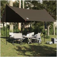 Tarp brun 438x376x212 cm vattentät vidaXL