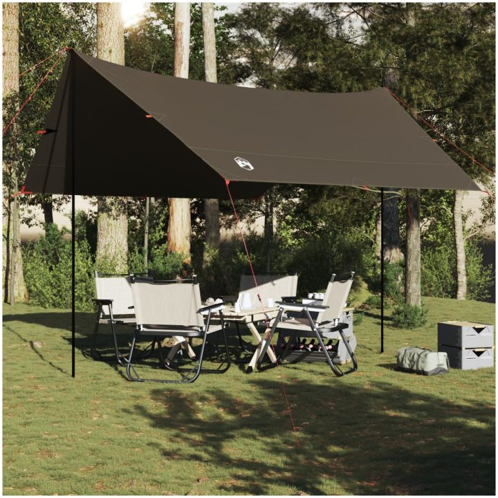 Tarp brun 462x306x211 cm vattentät vidaXL – bild 3