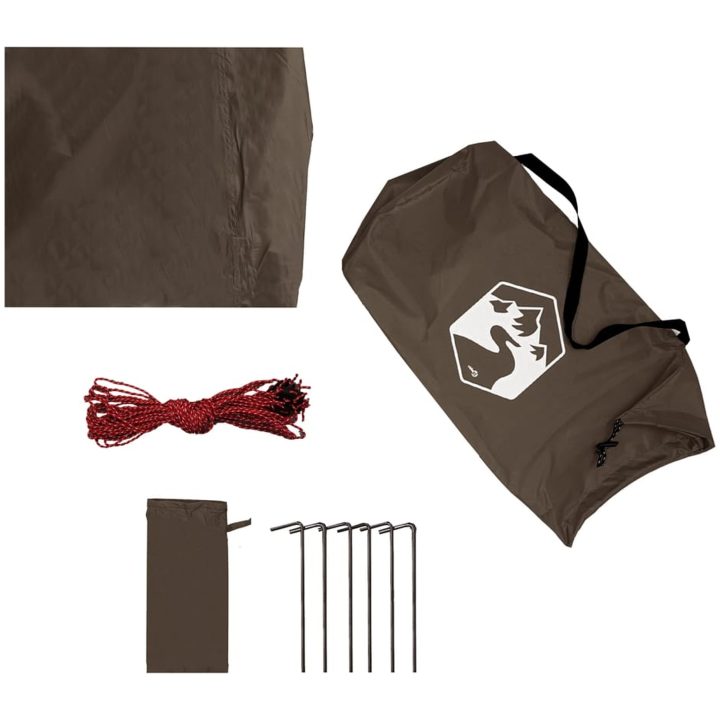 Tarp brun 462x306x211 cm vattentät vidaXL – bild 10