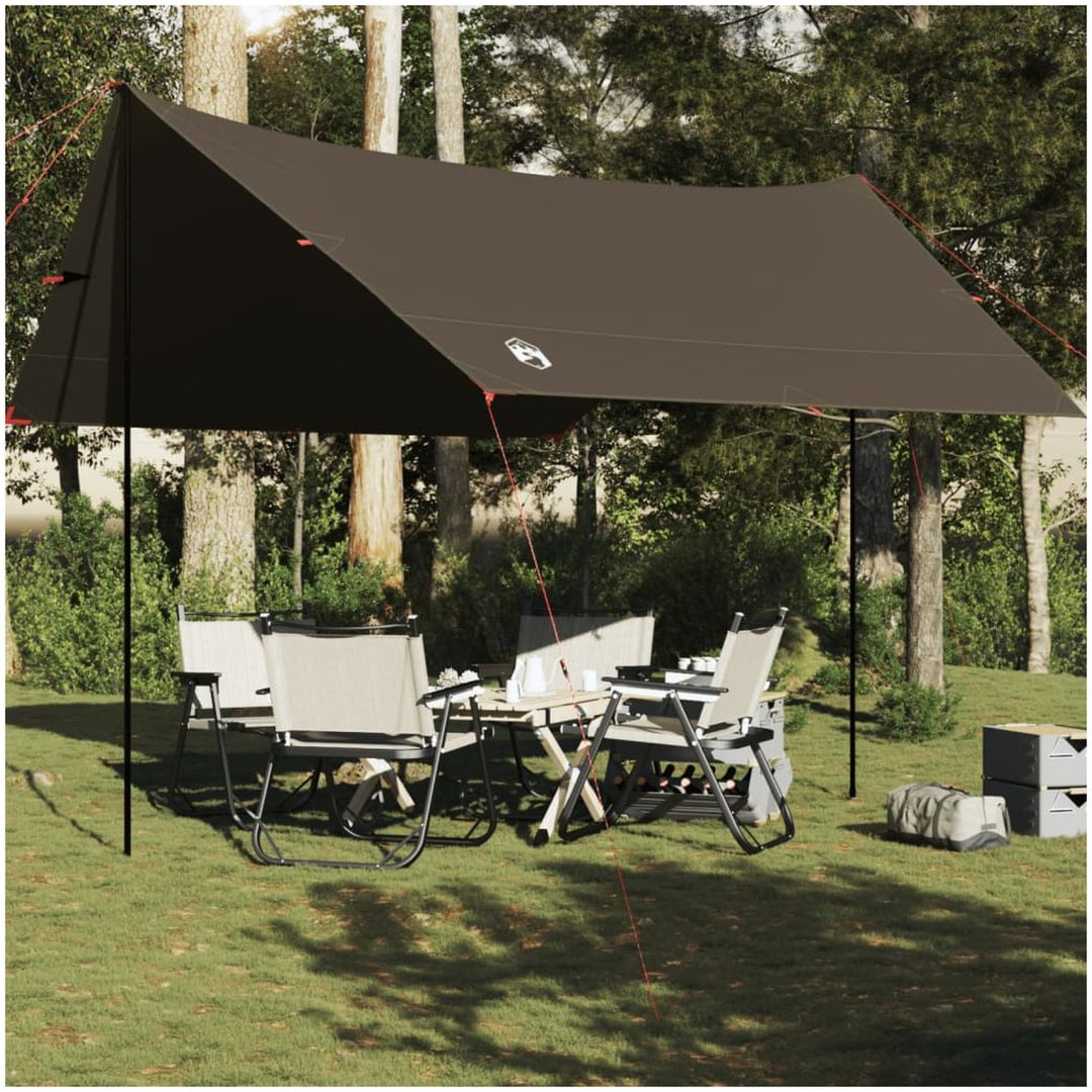 Tarp brun 462x306x211 cm vattentät vidaXL