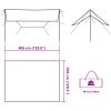 Tarp brun vattentät vidaXL 406 x 306 cm – miniatyr 12