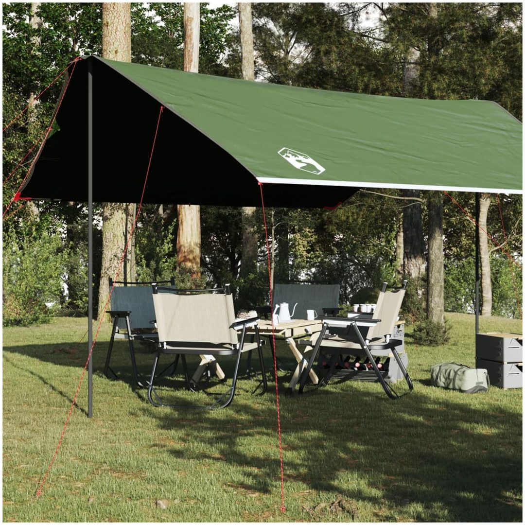 Tarp grön 460x305x210 cm vattentät vidaXL