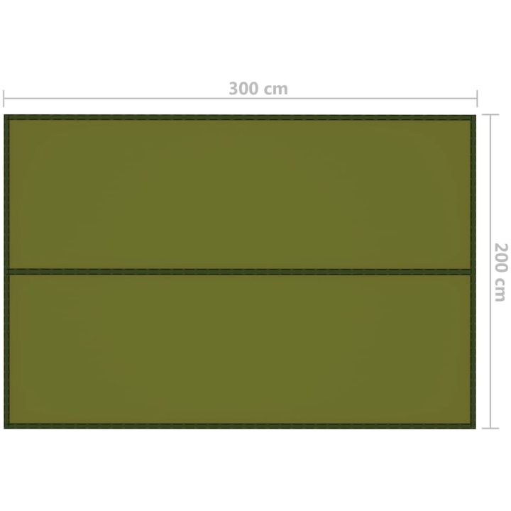 Tarp grön vidaXL 3 x 2 m – bild 7