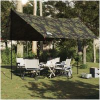 Tarp kamouflage 438x376x212 cm vattentät vidaXL
