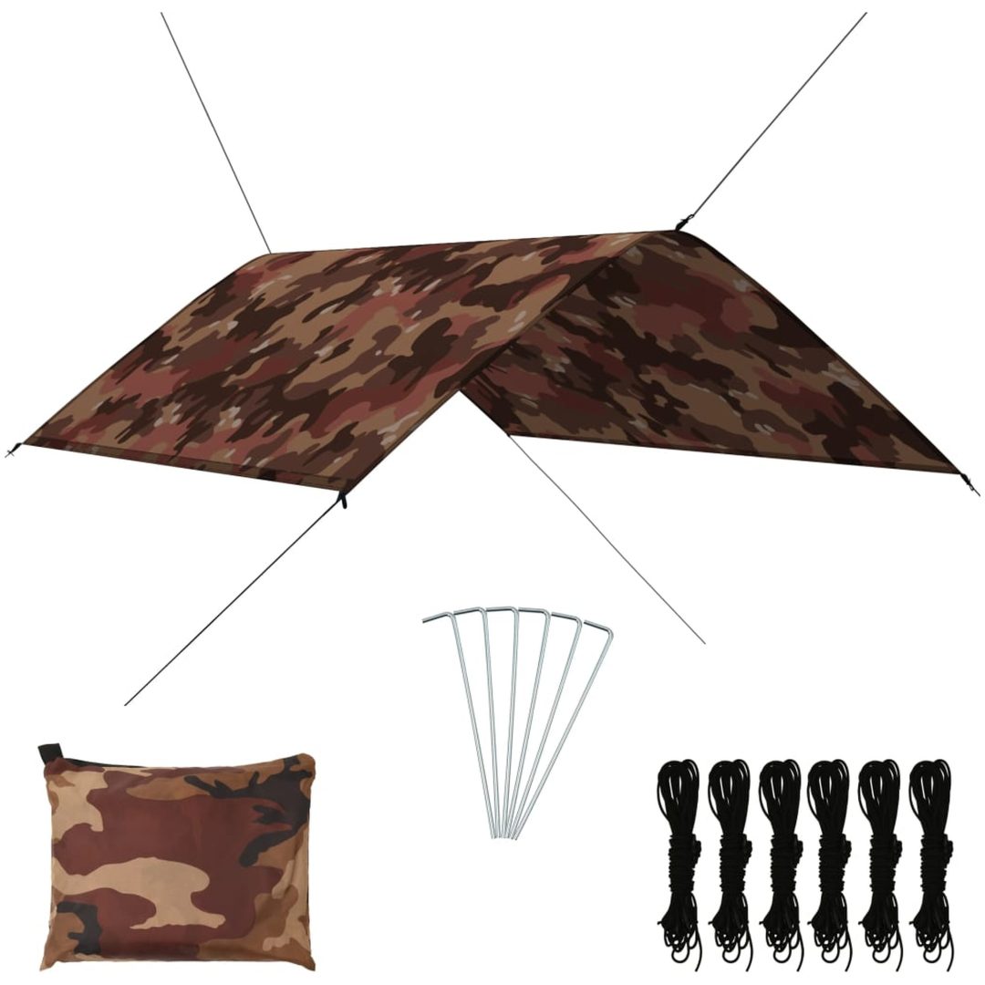 Tarp kamouflage vidaXL 3 x 2 m