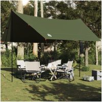 Tarp olivgrön 462x306x211 cm vattentät vidaXL