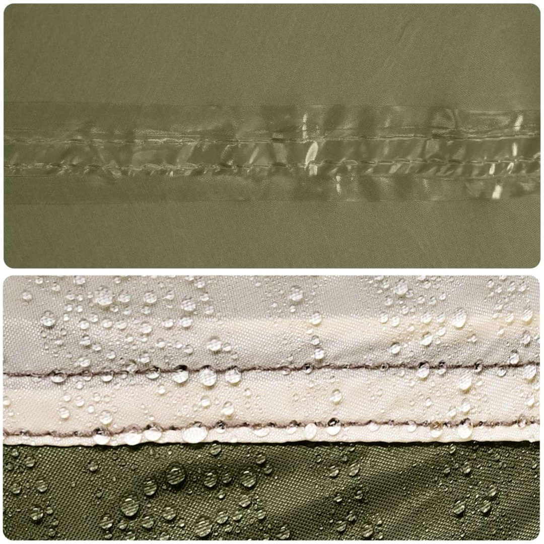Tarp olivgrön vattentät vidaXL 366 x 306 cm – bild 11