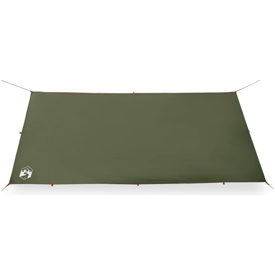 Tarp olivgrön vattentät vidaXL 366 x 306 cm – bild 5