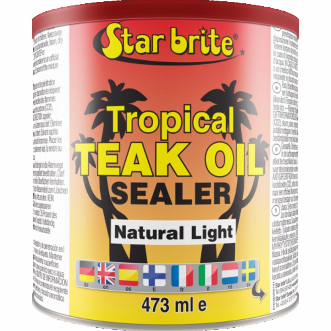 Teakolja Tropical Teak Oil Sealer Natural Light Star brite