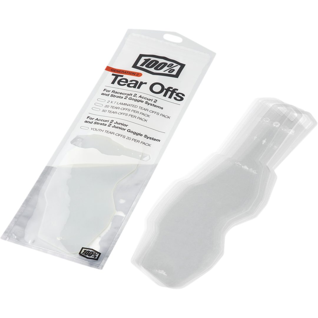 Tear-Off Accuri 2/Strata 2 Klar 100% 20-pack