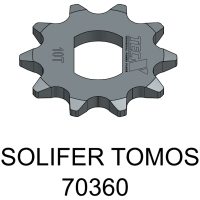 Tec-X Framdrev 10 tänder (415) Solifer SM / Tomos