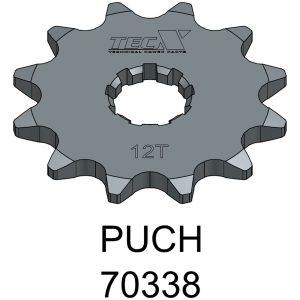 Tec-X Framdrev 12 tänder (415) Puch / Tunturi