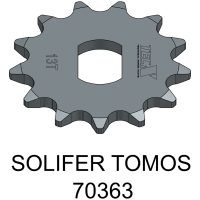 Tec-X Framdrev 13 tänder (415) Solifer SM / Tomos