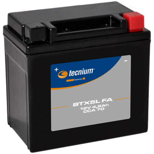 Mopedbatteri Peugeot (först sedan, gamla batteriet, Mopedbatteri Peugeot, negativa polen) Mopedbatteri Peugeot
